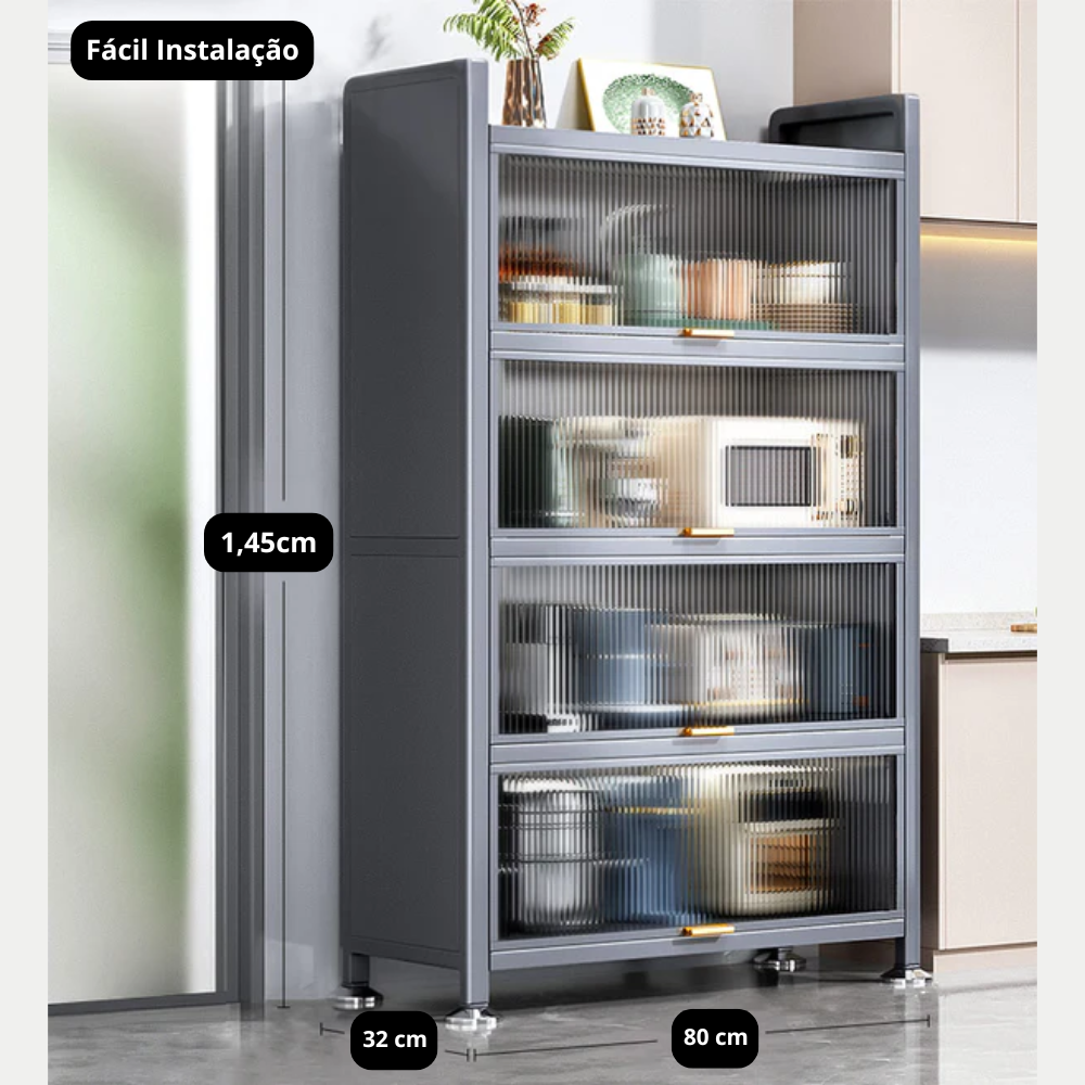 Armário FlexHome de Aço MultiFuncional